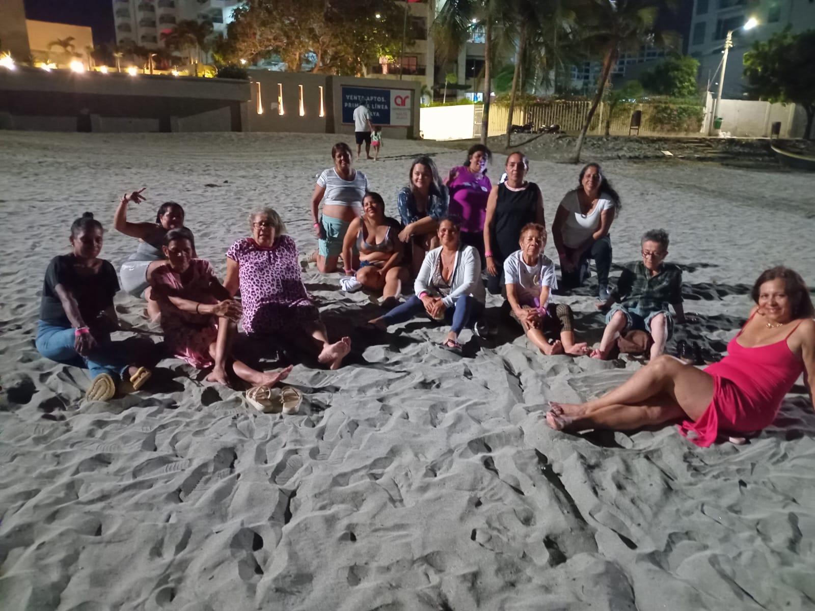 Reunión en la playa